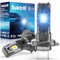Suktrill Bombillas h7 led 20000lm 12V 6000k Blanco,kit de luces para largas o cortas o antiniebla, Muy Compacto sin Ventilador,1:1,Paquete de 2,Incompatible con el CANbus anti error.