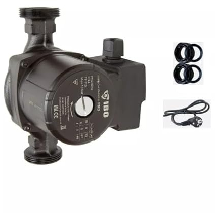 Umwälzpumpe Heizungspumpe IBO OHI PRO 32-80/180 Warmwasser + Pumpenverschraubung + Kabel