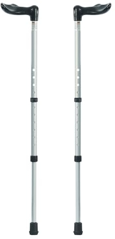 Lifeswonderful - Cómodo bastón ergonómico de altura ajustable con mango Fischer izquierdo/derecho, reduce las molestias en la muñeca y la palma