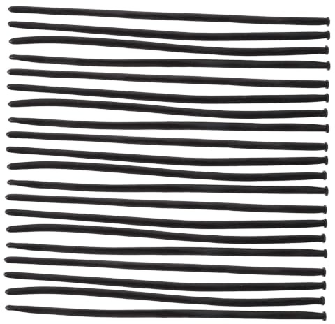 YARNOW 100 Palloncini Modellabili in Lattice Nero per Feste di Compleanno e Eventi All'aperto, Kit Completo per Decorazioni Creative e Divertenti