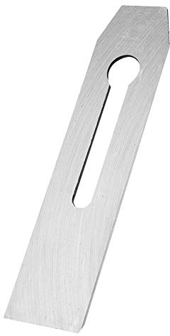 ViaGasaFamido Replacement Blade Wide Replacement Bench Plane Blades HSS Hand Planer Blade Woodworking Planing Blade Manual Planing Blade for Carpenter(51MM)