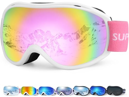 Supertrip Ski Goggles for Men Womens Anti-fog skiing goggles UV Protection Snow Snowboarding Goggles for Adult Youth