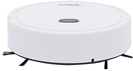 MINUS ONE Roboter Staubsauger, Leise Schlank 3 IN 1 Roboter Staubsauger und Mop Combo Intelligent USB Reinigungsroboter Kehrroboter Kinder Boden wischen Rollenspiel mit Länge Bürsten für Hartboden