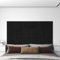 Tidyard Panneaux muraux 12 pcs Noir 30x15 cm Velours 0,54 m², Murale Décorative pour Murs de Fond de la Télévision, Cuisine, Intérieure, Salon, Chambre, Salle de Jeu