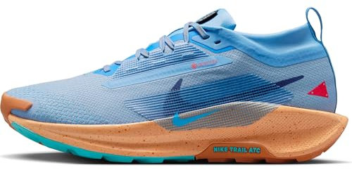 NIKE Herren Pegasus Trail 5 Gore-TEX Sneaker, Blue Beyond/Blue Void-Copper Moon, 42.5 EU