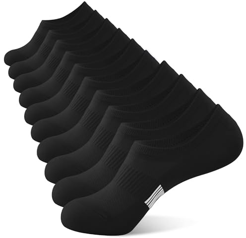 BUDERMMY Trainer Socks for Womens No Show Ankle Socks Invisible Non Slip Ladies Cotton Sports socks Low Cut Casual Socks Women 5 Pairs