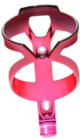 FUNOMOCYA Porte-Bouteille Vélo Plastique Léger Support Gobelet Eau Vélo Montage Facile pour Gourde Plastique et Gourde Eau Noir Rouge Rose Unique