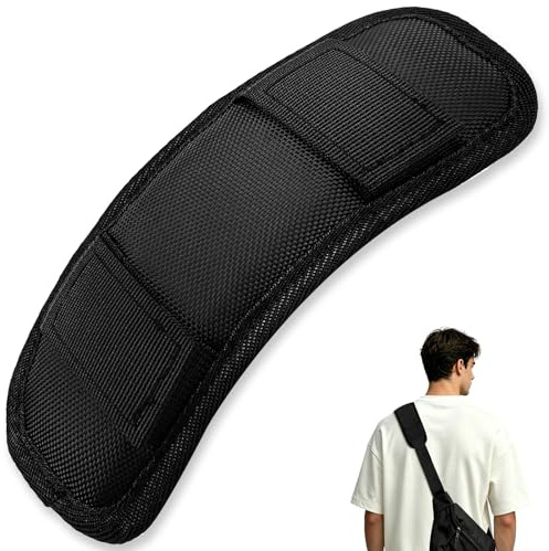 YULONGWU Correa de Hombro Acolchada, Almohadillas de Hombro Universales, Almohadilla para Correa de Bolsa Desmontable, Antideslizante Descomprimido, Almohadilla Correa Hombro para Mochila