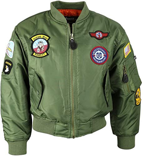 Kombat UK Unisex Kids Ma1 Flight Jacket (pack of 1)