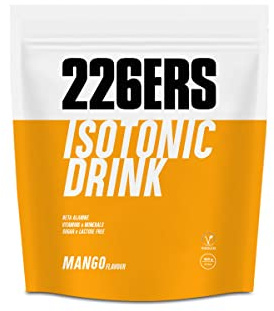 226ERS Isotonic Drink | Isotónico en Polvo, Bebida Deportiva Isotónica con Sales Minerales y Beta Alanina para Hidratación, Sin Gluten Mango - 500 gr