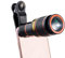 Plyisty Objectif de téléobjectif universel 12X Zoom, Objectif de téléobjectif monoculaire pour Tablette de téléphone Portable