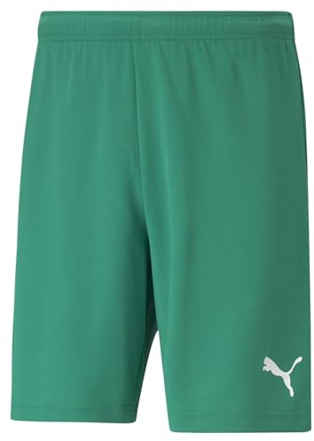 PUMA Herren Teamrise Shorts, Pepper Green-puma White, M EU