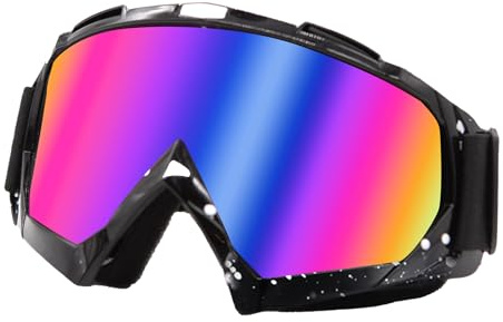 YAMEIZE Gafas de Esquí para Moto y Snowboard para Hombres y Mujeres OTG Sobre Gafas de Motocross Anti-vaho Protección Gafas Ciclismo Motocicleta