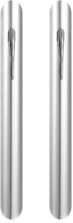 DECORNIJIA Raschietto per Briciole in Acciaio Inox 2 Pezzi Clip Portatile Spazzatrice da Tavolo Compatta per Pulizia Rapida Utensile da Cucina per Ristoranti e Camerieri