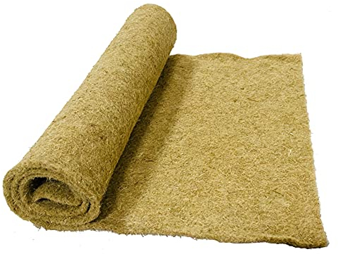 pemmiproducts Nagerteppich 100% Hanf, 0,70 m x 15 m, ca. 1 cm dick, Nagermatte, Hanfmatte für Kaninchen,Meerschweinchen, Nager,Hemp mat