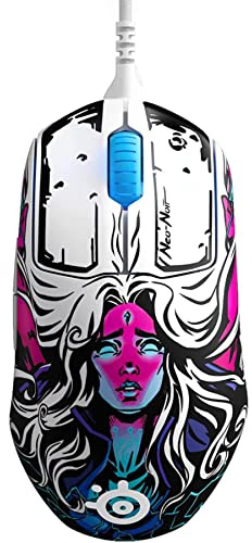 SteelSeries Prime Neo Noir - FPS Gaming Mouse – 18,000 CPI TrueMove Pro Optical Sensor – 5 Programmable Buttons – Magnetic Optical Switches – Brilliant Prism RGB Lighting