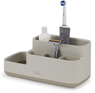 Joseph Joseph EasyStore - Bathroom Storage Caddy Organiser for bathroom accessories - Matt Finish, Ecru, Écru