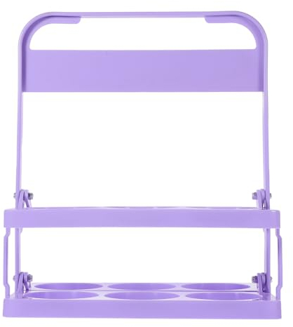 Garneck Foldable Beer Basket Beer Carrier Holder for Men Portable Drink Carrier Handle