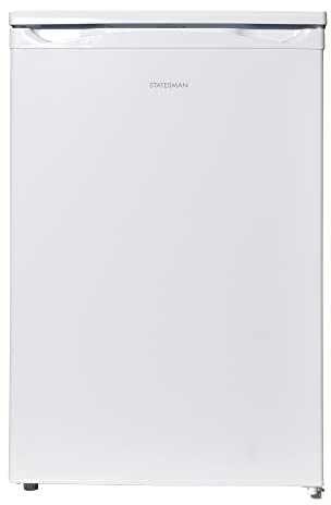 Statesman Freestanding U355W Under Counter Freezer, 55cm, 86 Litres, 3 Large Capacity Storage Drawers, 4* Freezer, Reversible door, Adjustable Feet, Energy efficient, White