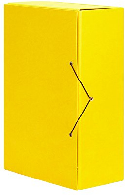 PARDO 971108 - Carpeta proyectos lomo 120 cierre gomas, color amarillo