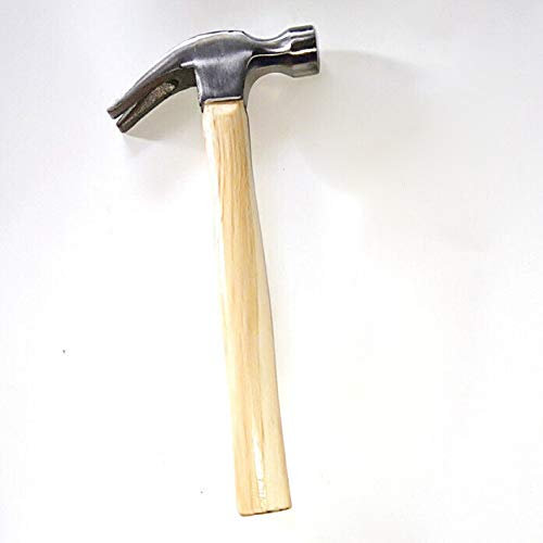 Vogueing Tool Marteau arrache-clou multifonction avec manche en bois 0,75 kg