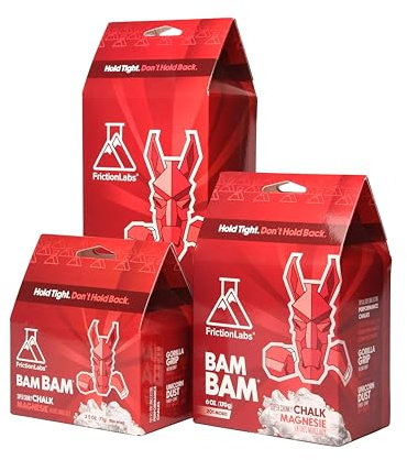 Friction Labs Bam Bam 340 g – Super Chunky Textur – der Neue Standard in Kreide für Klettern, Crossfit und Powerlifting