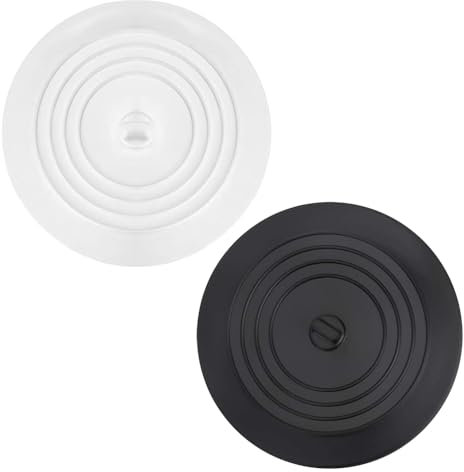YDHfdc 2 Stück Abflussstopfen Waschbecken 15cm Spüle Stöpsel Silikon Spülbecken Stöpsel Badewannenstöpsel Stöpsel für Spülbecken, Badewanne, Dusche