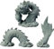 Chinesische Drache Statue Fischtank Aquarium Dekorationen 3D Mini Aquarium Dekorationen Dekor Ornamente Accessoires Für Gutes Glück