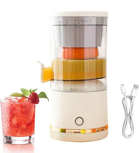 Electric Citrus Juicer - Orange Juice Squeezer Automatic Separation Fruit Press Machine - Juicer Blender, 7.4V Juice Container Lemon Juicer for Lemon, Grapefruit, Orange