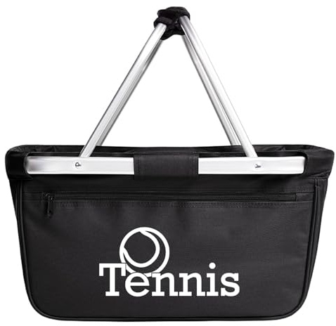 Huuraa panier Tennis Ball Panier cadeau pliable noir 20 litres Tennis Ball Présent