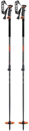 LEKI Helicon Lite Skistöcke, Dark Anthracite-Neonorange, 110-145cm