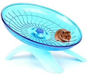 YuanYouTong Plastic Hamster Wheel - Silent Running Exercise Wheel for Syrian Hamster, Hedgehog, Gerbils, Mice, Guinea Pig, Chinchilla, Small Animals, Pets, 7 Inch