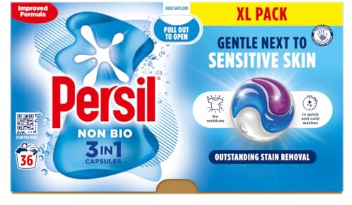 Persil 3 in 1 Washing Capsules Non Bio 36 Washes