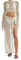 Maillots de Bain pour Femmes Couvrir au Crochet 2 pièces Couverture de Bikini Maillots de Bain de Plage évider Maillot de Bain Cravate Jupe (Blanc,S)