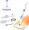 Dampfreiniger Shark Dampfmop für Hartböden,Dampfreiniger Elektrowischmopp Bodenwischer Nass Trocken Staub Flachwischmop mit 2 waschbaren Mop Pads,Fliesenbodenreiniger für Laminatböden