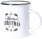 Weihnachts-Keramiktasse im Vintage-Design, 320 ml, mikrowellengeeignet