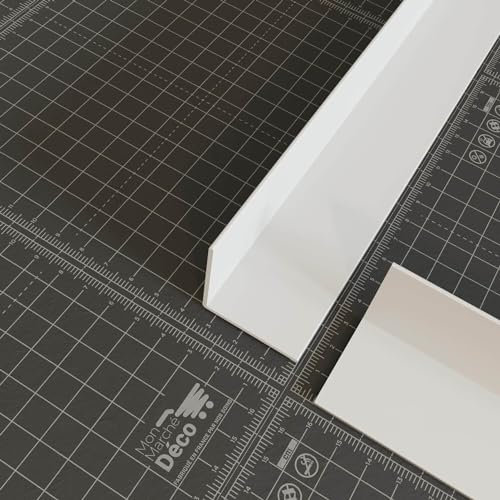 Cornière PVC - Longueur 2.60 m - Blanc - 3.5 x 3.5 cm