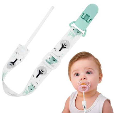 Clip per ciuccio, clip per porta ciuccio - Cinghie per massaggiagengive con antigoccia | Guinzaglio universale per giocattoli da dentizione, cordino per per ragazzi e ragazze