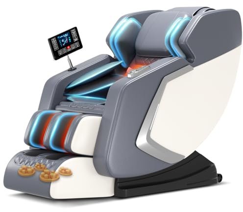 DOVRYTHEN Full Body Massage Chair Zero Gravity Recliner, 8 Fixed Rollers with Heating Function & Auto Mode for Home Use