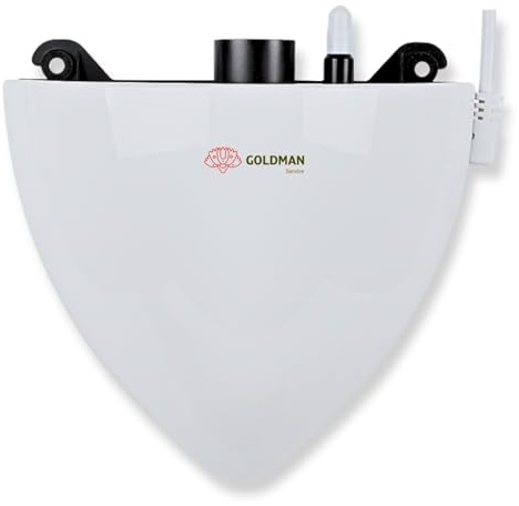 GOLDMAN SERVICE | Bomba de Condensados Aire Acondicionado Mural 20m Elevación | Bomba Desagüe Split Ultra Silenciosa 17dB | Sistema Alarma Integrado | 5W Bajo Consumo