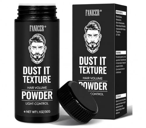 Polvere Volumizzante per Capelli 30g – Polvere Styling Istantanea per Uomini e Donne – Aumenta Volume e Texture Capelli Fini – Effetto Opaco Naturale, Leggera e Senza Residui Bianchi