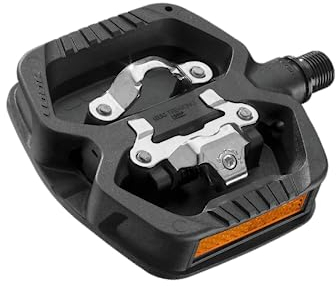 LOOK Cycle - Pedali da Bici GEO Trekking Grip - Pedali Robusti e Ibridi, 1 Lato Automatico, 1 Lato Piatto con Intera Superficie Grip - Ideale per Tutti gli Spostamenti - Pedali + Tacchette EASY