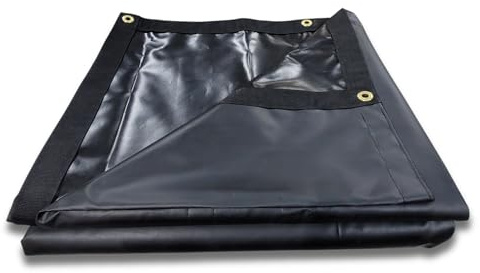 Carolina Tarps 7’6 x 20’ Waterproof 18oz Vinyl Dump Truck Tarp - Heavy Duty PVC, Universal Fit