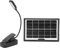 DC 5V Solar Wiederaufladbare Klemmlampe Flexible Neck LED-Leseleuchte mit Warmem Licht Weißem Licht