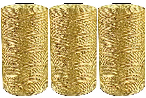 3 rollos de hilo de ganchillo, hilo de cuerpo ligero, hilo fino de lino helado, hilo de seda para tejer a mano, hilo de punto de paja de ganchillo, hilo de manualidades para tejer, ganchillo y