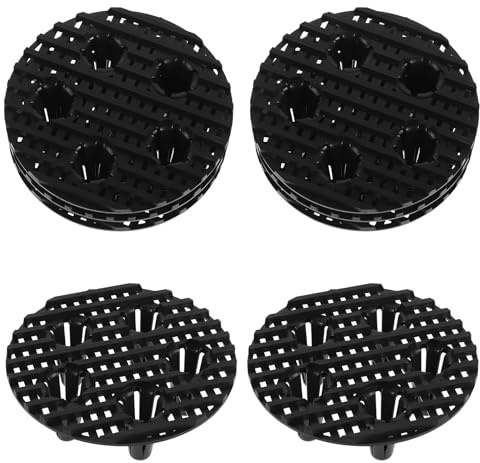 UPKOCH 20 Pezzi Piedini Rialzati per Vasi Rotondi 10 Cm, Supporti per Piante da Patio e Interno, Protezione Drenaggio e Aerazione Radici, Sottobicchiere per Fioriere e Protezione