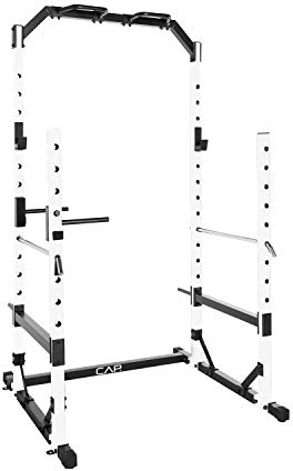 CAP Barbell Multi Use Power Rack, White