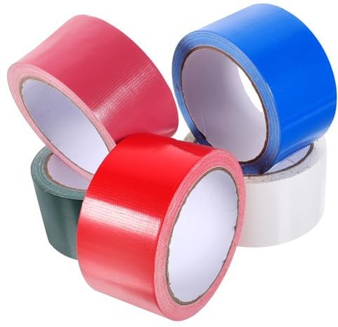 Ciieeo 5 Rollen Buntes Teppichband Klebeband reparieren Reparatur grüne Klebeband Handwerk im Freien Teppichband für hohe Beanspruchung Teppichklebeband für Teppiche Massenband Glasur