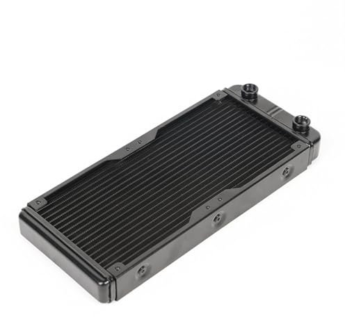 AMXHYVS Serbatoi Radiatore Liquido Raffreddamento Motocicletta Radiatore Alluminio Raffreddamento Dissipatore Calore Radiatore di Raffreddamento Ad Acqua A 18 Vie d'Acqua Radiatori per Moto(240MM)