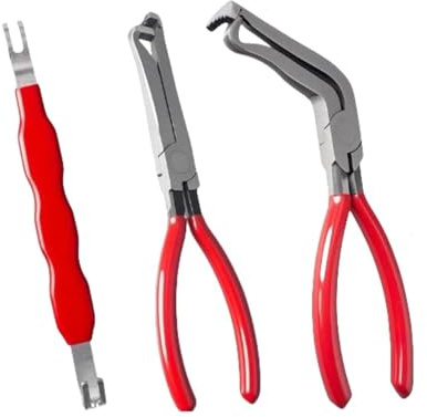 Kfz Werkzeug,Kfz Steckerlöser Set 3-in-4 Elektro Stecker Abzieher Werkzeug - Universal für Auto Reparatur, Schonendes und Schnelles Trennen von Elektrischen Steckverbindungen